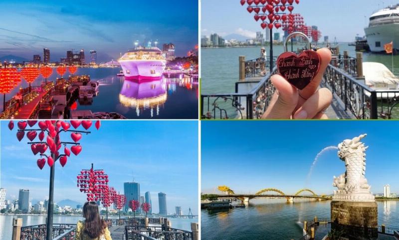 Hình ảnh một địa điểm lãng mạn khác tại Việt Nam (không phải cầu tình yêu Đà Nẵng)